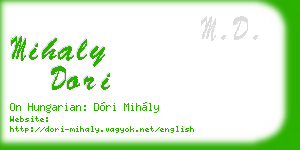 mihaly dori business card